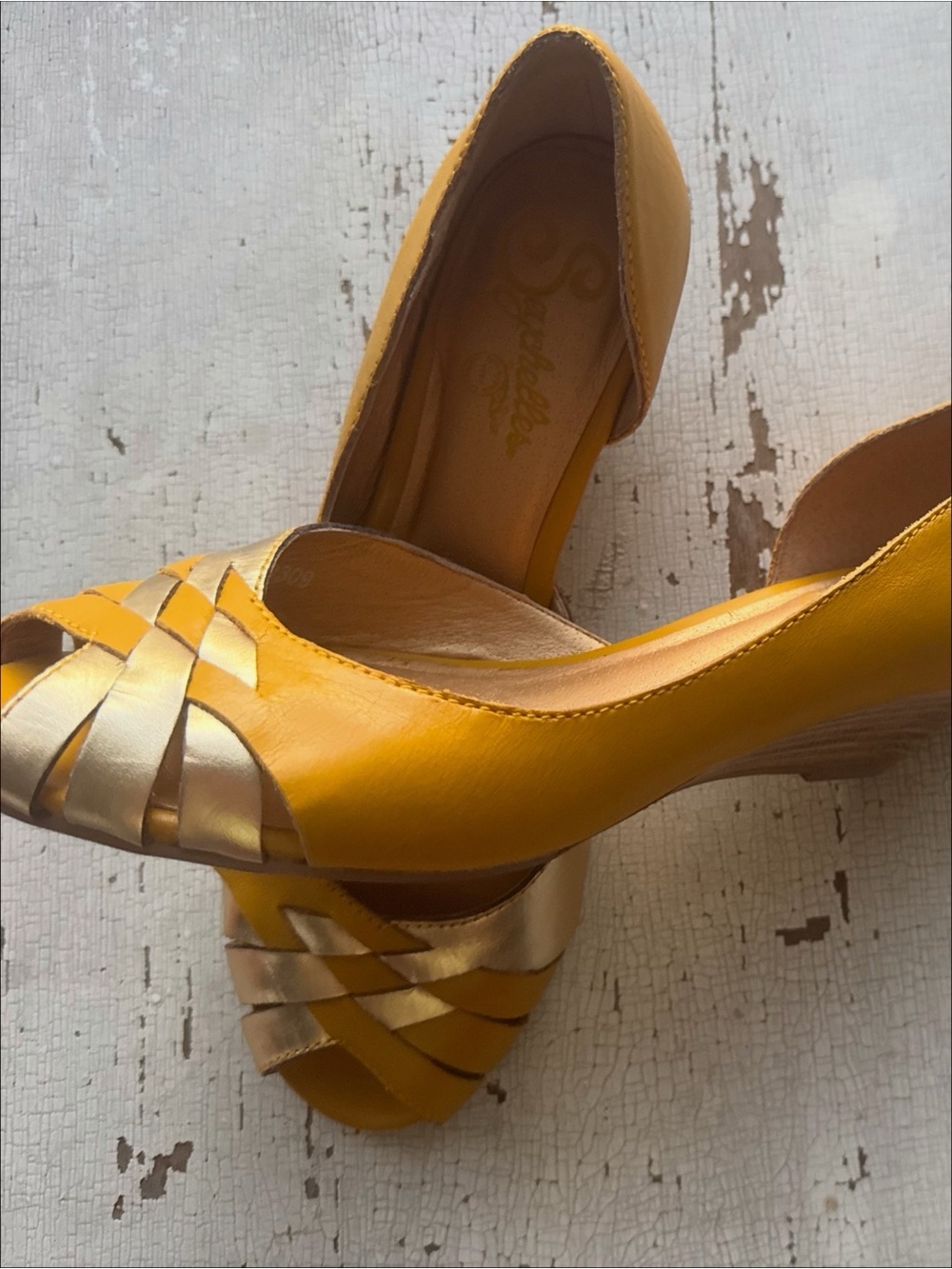 💛 Seychelles Leather D’Orsay Heels – Size 6.5